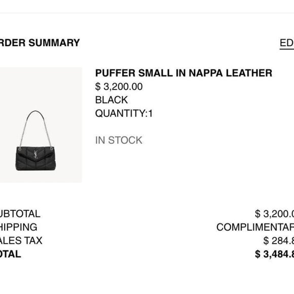 Saint Laurent Puffer Small - Picture 4 of 16